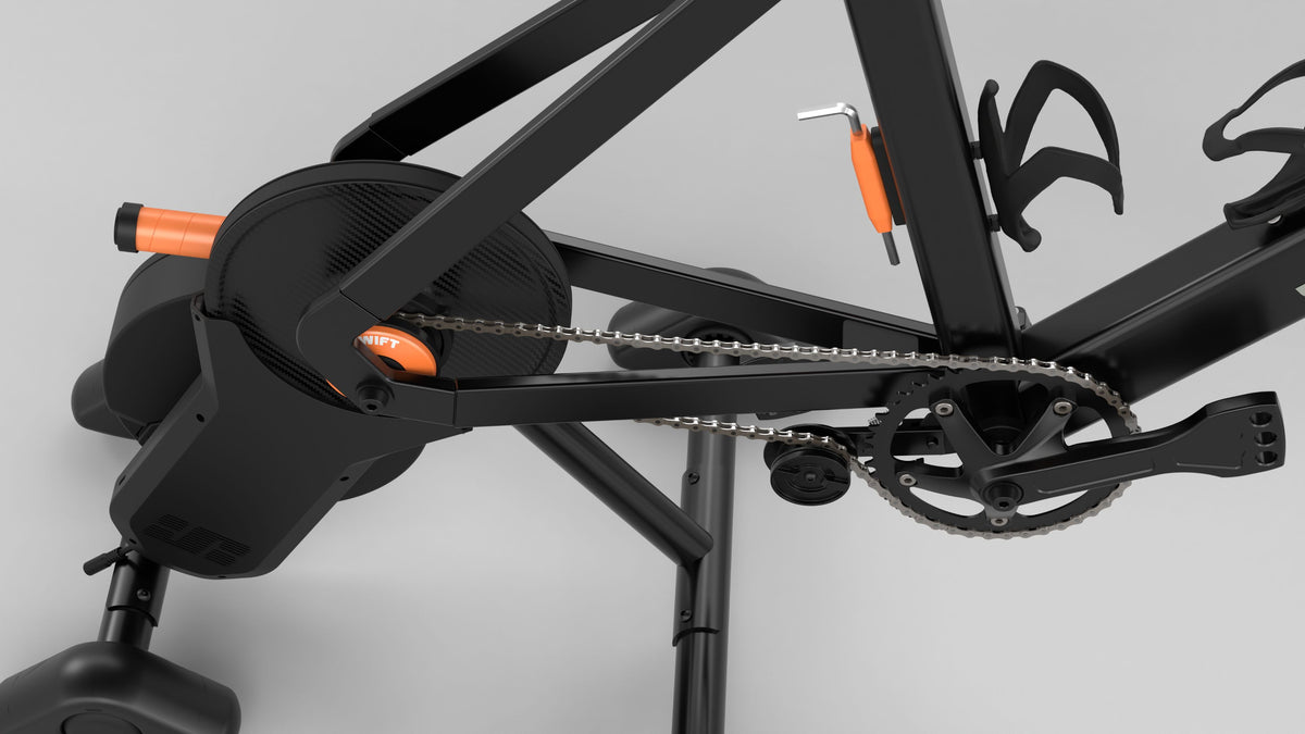 VICTORY Frame crankset, chain and bottle cages – top view