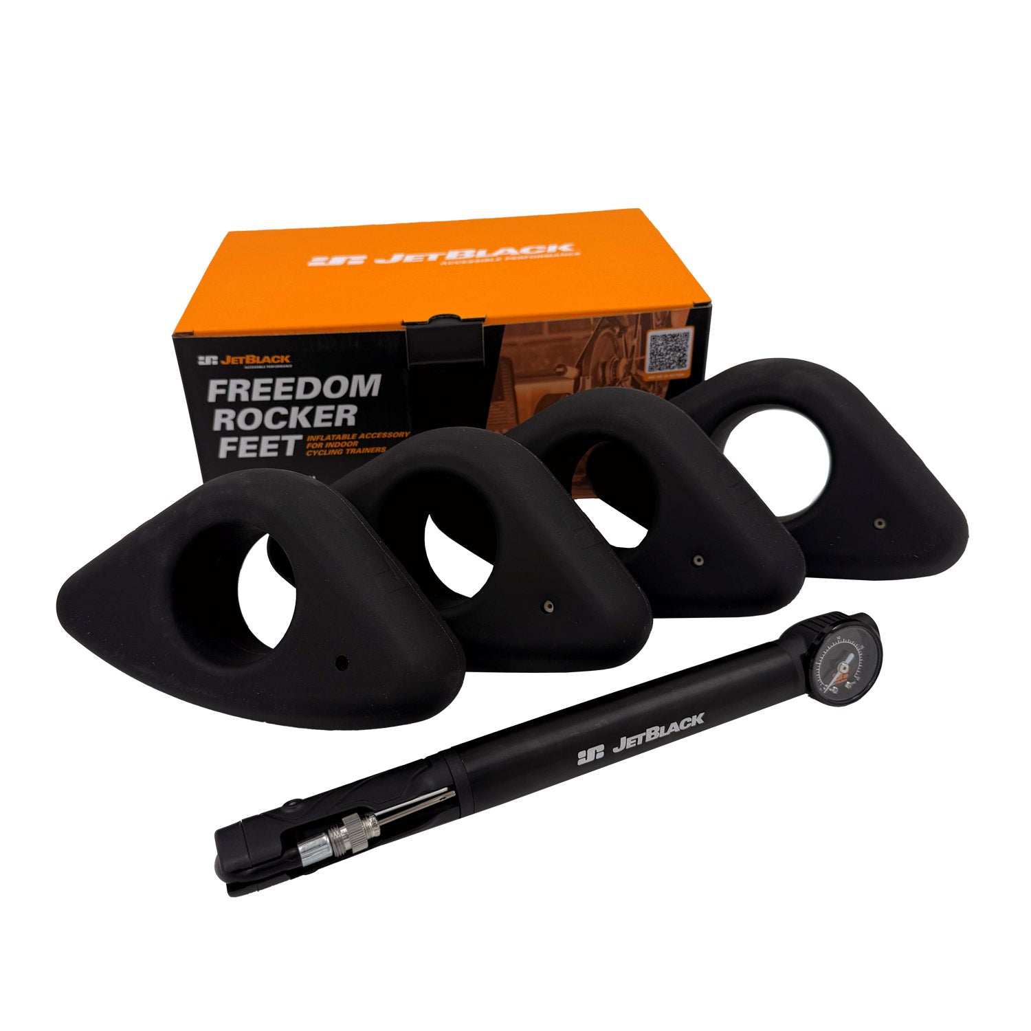 Fto Rocker Inflatable Rocker Feet + pump – JetBlack Cycling Canada